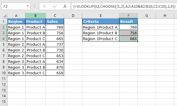 How to use the CHOOSE Function in Excel