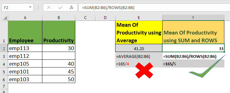 How To Calculate Mean In Excel