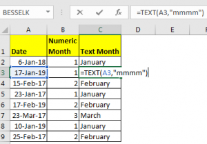 How to Get Month From Date in Excel