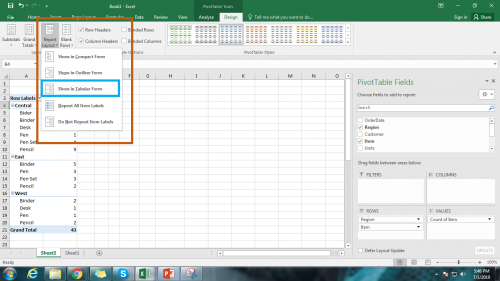 How to create pivot tables in Excel