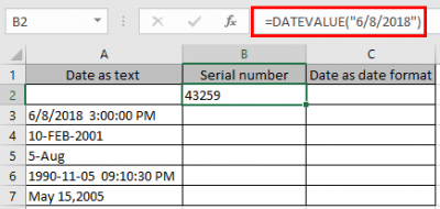 How to use the DATEVALUE Function in Excel