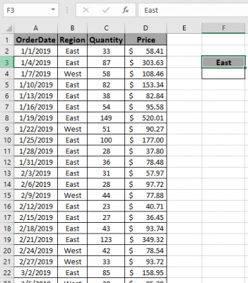 Sum if cell is equal to value