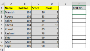 How to Lookup Entire Column in Excel Using Index Match