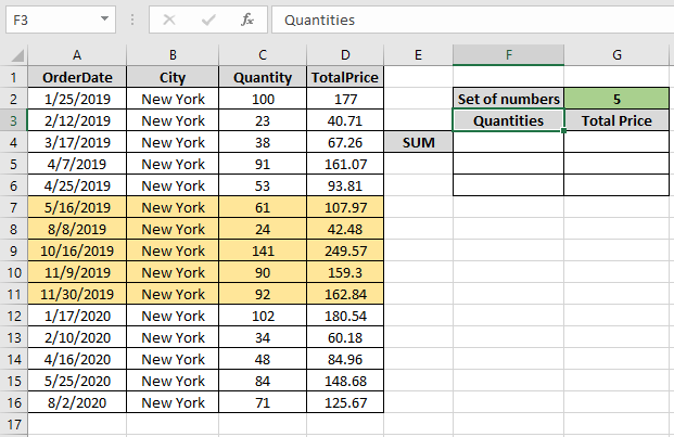 Sum By OFFSET Groups In Rows And Columns