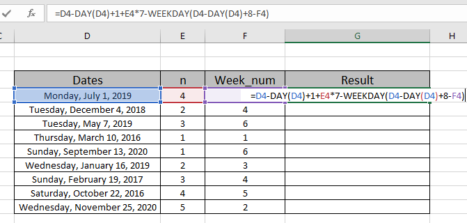 nth-weekday-of-month-in-excel