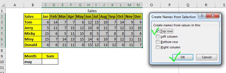 How To Sum Column In A Excel By Heading