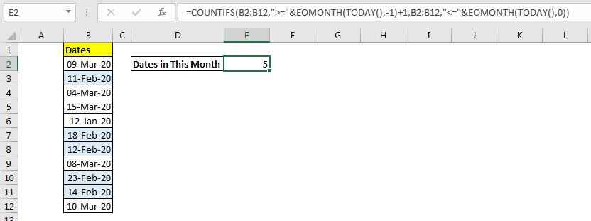 how-to-count-dates-of-current-month-in-excel-range