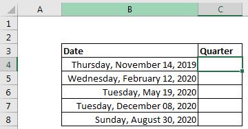 How To Calculate Quarter In Excel