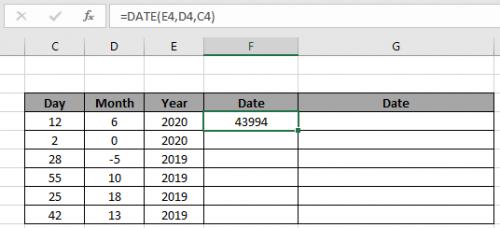 How To Use The Date Function In Excel