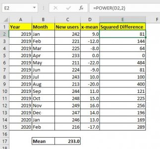 How to Calculate Variance in Excel