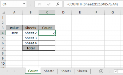 How to search for value in all tabs in Excel