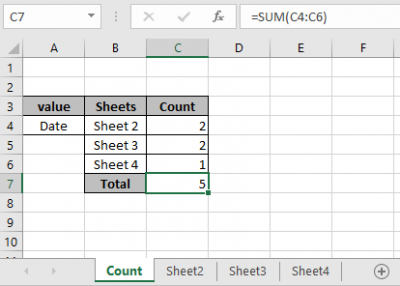 How to search for value in all tabs in Excel