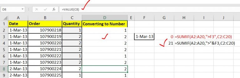 What To Do If Excel SUMIF Is Not Working?